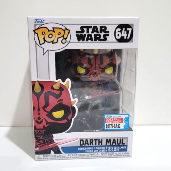 Funko Pop! Vinyl: Star Wars - Darth Maul 647 Fall Convention LIMITED EDITION - Picture 1 of 7
